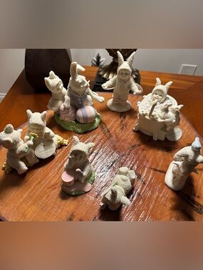 Department 56 Snowbunnies Lot of 7